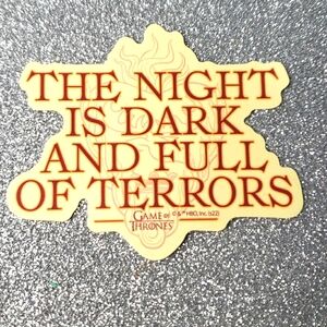 10/$10 GAME OF THRONES waterproof Sticker